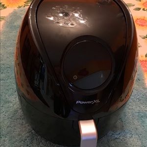 PowerXL 5 qt Single Basket Black Air Fryer